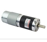 DC Motor, 42mm Planetary DC Gear Motor 42PG775 DC 12V24V Reducer Brush Motor 775 8mm Shaft Diameter Low Speed High Torque(50rpm,OneColor)