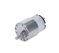 DC Motor 6V/12V/24V High Torque Electric Micro Speed Reduction Geared 7RPM to 960RPM Eccentric Output Shaft JGB37-520 H3CF : 66, Voltage 6V)(6v,107)