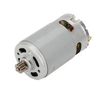 DC Motor, 90W RS550 Two speeds with 12 Teeth Brushed Motor Electrical Drilling Machine micromotor, for Electric Tube Machines Electric Toys auto Children's Motorcycle (21V)