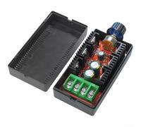 DC Motor Controller 2000W 40A for Brushed Motor, Dimmer Module 9V-50V, Industrial Grade Variable Voltage Regulator 12V 24V 48V with Case, Low Temp(A)