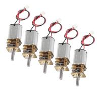 Dc Motor,DC Geared Motor 5PCS Mini N20 Gear Motor DC 3V Micro Motors Slow Speed Full Metal For DIY Car Robot (N20,Without Terminal