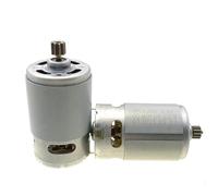 Dc Motor,DC Geared Motor RS550 9 Teeth 12 DC ELectric Motor 10.8V/12V/14.4V/16.8V/18V/21V/25V Screwdriver Drill With High Torque Gear Box(9 Teeth,12V)