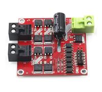 DC Motor Driver Module, Dual H-Bridge PWM Controller Board 6.5V-27V with Optical Isolation for Arduino Robotics Projects