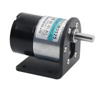 DC Motor,Gear Motor 12V brushless motor 24V DC 37 deceleration small positive reversing slow with bracket(300RPM,24V)