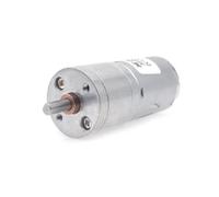 DC Motor,Gear Motor 2Pcs JGA25-370 Geared Motor DC 6V 12V 24V Electric Gear High Torque 5/10/15/30/60/100/150/200/300/400/500/1000/1200 Rpm(Without bracket,300RPM_6V)