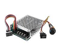 DC Motor Governor, PWM 10-55V 12V 24V 36V 48V 60A, Stepless DC Motor Governor with Switching Function and LED Display (1 PCS)