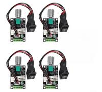 DC Motor Speed Controller 6-28V 3A Adjustable Speed Regulator with Forward/Reverse Switch for Industrial Automation, Conveyor Belts & Lab Equip(4 Pack)