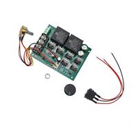DC Motor Speed Controller 60A Reversible Switch for DC 12V/24V/36V/48V Brush Motors with Potentiometer Control and Forward Reverse Function