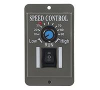DC Motor Speed Controller Governor Switch, 12V 24V 36V 48V 6A Brush Motor Speed Regulator with CW Stop CCW Direction Control, Panel Mount for DIY Robotics and Industrial