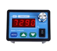 DC Motor Speed Controller PWM Brushed CW CCW, Digital Display Scale Custom 6-55V 20A, LED Display with Adjustable Current Regulation, Bidirectional Rotation for Various Application