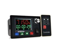 DC Motor Speed Controller, Smart DC 10-55V 30A Brushed Motor Wireless Remote Controller Speed Regulator LCD Timing Control