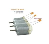 DC Motor with Capacitor 3pcs/set DC 3.0V 12000RPM 4.5V 16500RPM 3V to 6V