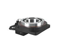 DC Motor, ZCT130-18 Hollow Rotating Platform Electric Turntable Gearbox Reducer Ratio 18:1 for 86 Frame Nema34 Stepper Motor Input 14mm
