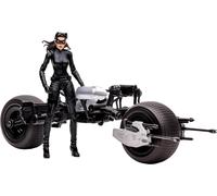 DC Multiverse Dark Knight Rises Catwoman & Batpod Gold Label 7 Figure McFarlane