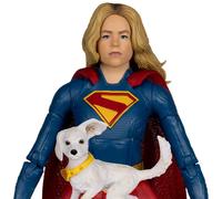 DC Multiverse Deluxe Theatrical Edition Supergirl and Baby Krypto 7-Inch Figure