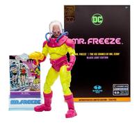 McFarlane Toys DC Multiverse Mr. Freeze Black Light Edition Gold Label 7 Inches Action Figure - Transform Your Collection with a Glowing Super-Villain