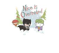 DC Nice Is Overrated Men's Christmas T-Shirt - White - L