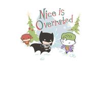 DC Nice Is Overrated Women's Christmas T-Shirt - White - XXL