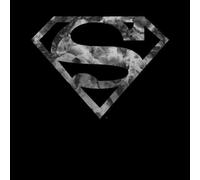 DC Originals Marble Superman Logo Men's T-Shirt - Black - 5XL