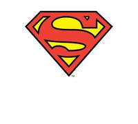 DC Originals Official Superman Shield Men's T-Shirt - White - 3XL