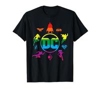 DC Originals Pride Rainbow Silhouettes Harley Quinn Batman T-Shirt