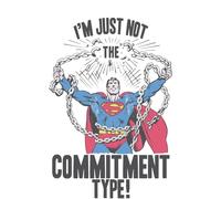 DC Originals Superman Commitment Type Men's T-Shirt - White - S