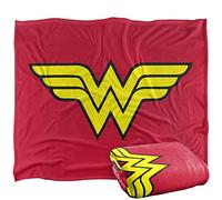 DC ORIGINALS Wonder Woman Comic Logo Silky Touch Super Soft Throw Blanket 152 x 127 cm
