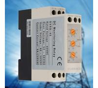 DC Overvoltage Undervoltage Protector DVRD Series DIN Rail Voltage Monitoring For Relay for DC 12V 24V 36V 48V Circuits with Adjustable Delay and LED Status(DC48V)
