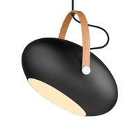 DC Pendant Ø40 Black/ Oak