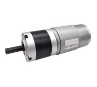 DC Planetary Gear Motor 12V 24V Low Speed 10 to 500RPM with High Torque Adjustable Speed Reversible Long Life Full Metal(24v 20rpm 40kgf.cm)