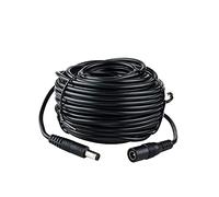 DC Power Adapter Extension Cable 60 feet 2.1mm x 5.5mm 12V Compatible for 12V DC Power Adapter,LED,CCTV Camera,Security WiFi Camera,DVR
