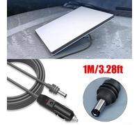 DC Power Cable for Mini Dish - 18AWG Wire for Stable Charging, Direct CIG Connection, Compatible with Car Truck Boat Lorry - 1M /