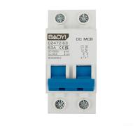DC Power Distribution Breaker 2 Pole 1000V 32 Amp, Suitable for Various DC Applications (63A)