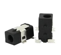 DC Power Jack Socket 2 Pin SMD DIP Female Connector DC-096 For Phones And Small Electronic Devices Accessories (R,10pcs)