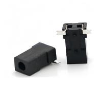 DC Power Jack Socket 2 Pin SMD DIP Female Connector DC-096 For Phones And Small Electronic Devices Accessories (DC-096-2,10pcs)