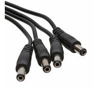 kenable DC Power Splitter 4 way Adapter 2.1mm CCTV 12V PSU to 4 Camera Cable