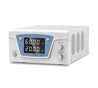 DC Power Supply, 60V 20A High Power Bench Power Supply with Encoder Knob/Output Button, Variable Power Supply with OCP Short-circuit Alarm