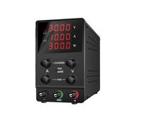 DC Power Supply Adjustable 30V 10A 60V 5A 120V 3A Digit Display Voltage Regulator(120V 3A Black)