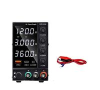 DC Power Supply Adjustable 4 Digit Lab Bench Source AC Switching Stabilized High Precision(DPS1203U 120V 3A)