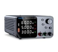 DC Power Supply Adjustable 60V 5A, Lab Bench Power Supply with Encoder Knob & USB-A/Type-c Fast Charging Interface, 4 Digit High Precision LED Display, Variable Switching Regulated Power Supplies