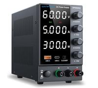 DC Power Supply, Bank Power Supply with Encoder Button, Adjustable Power Supply with 5V 3.6A USB and Type C Fast Charge, Power Supply