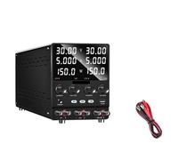 DC Power Supply, Dual-Channel, Variable Lab Regulated 30V 10A Output, Series Parallel Connection for Repairing Phones, High Precision, Wide Range