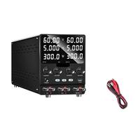 DC Power Supply, Dual-Channel, Variable Lab Regulated 30V 10A Output, Series Parallel Connection for Repairing Phones, High Precision, Wide Range