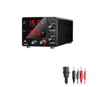 DC Power Supply Variable, 30V 10A 60V 5A Adjustable Lab Bench Power Source Stabilized Power Supply Voltage Regulator 4-Group Data Storage DIY Electronic Precise Display(Basic 15V 10A)