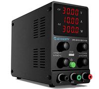 DC Power Supply Variable, 30V 10A Adjustable Switching Regulated DC Bench Power Supply with High Precision 4-Digits LED Display, 5V/2A USB Port, Coarse and Fine Adjustments Jesverty SPS-3010