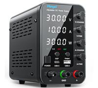 DC Power Supply Variable, 30V 10A Bench Power Supply with Encoder Coarse & Fine Adjustments Knob, Adjustable Switching Regulated lab Power Supplies with 5V 3.6A USB & Type-C Quick-Charge