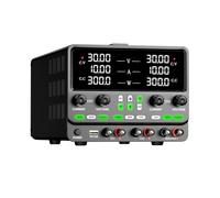 DC Power Supply Variable, 30V 5A 10A Dual Channel Output RS232 485 USB LED Display Lab Bench Power Source For Repairing With Memory Function(30V 5A)