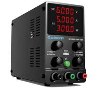 DC Power Supply Variable, 60V 5A Adjustable Switching Regulated DC Bench Power Supply with High Precision 4-Digits LED Display, 5V/2A USB Port, Coarse and Fine Adjustments Jesverty SPS-6005