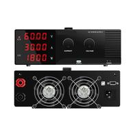 DC Power Supply Variable, 80V 20A 30V 50A 60A Adjustable Programmable DC Lab Power Supply Variable RS-232 Port PC Software For Electroplate Car Repair DIY High Precision(30V 60A)