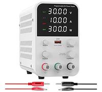 DC Power Supply Variable, Adjustable Regulated Switching Bench Power Supply with 4-Digits LED Power Display & USB Port Output,Accurate Encoder Adjustment Knob,White220V-30V/5A